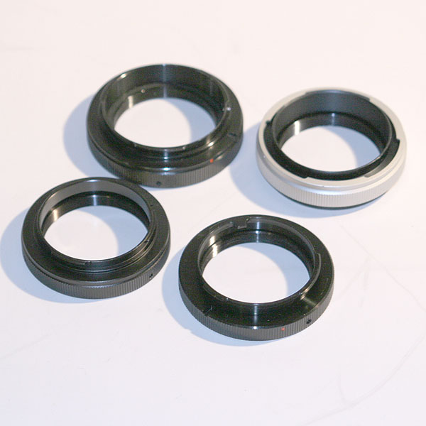 T-mount adaptor ring for SLR cameras